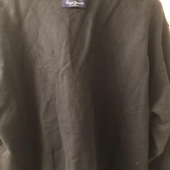 UNISEX VINTAGE PEPE JEANS NAVY SWEATSHIRT SIZE M - Picture 5 of 6